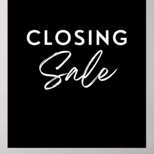 POSHMARK CLOSET CLOSING SALE